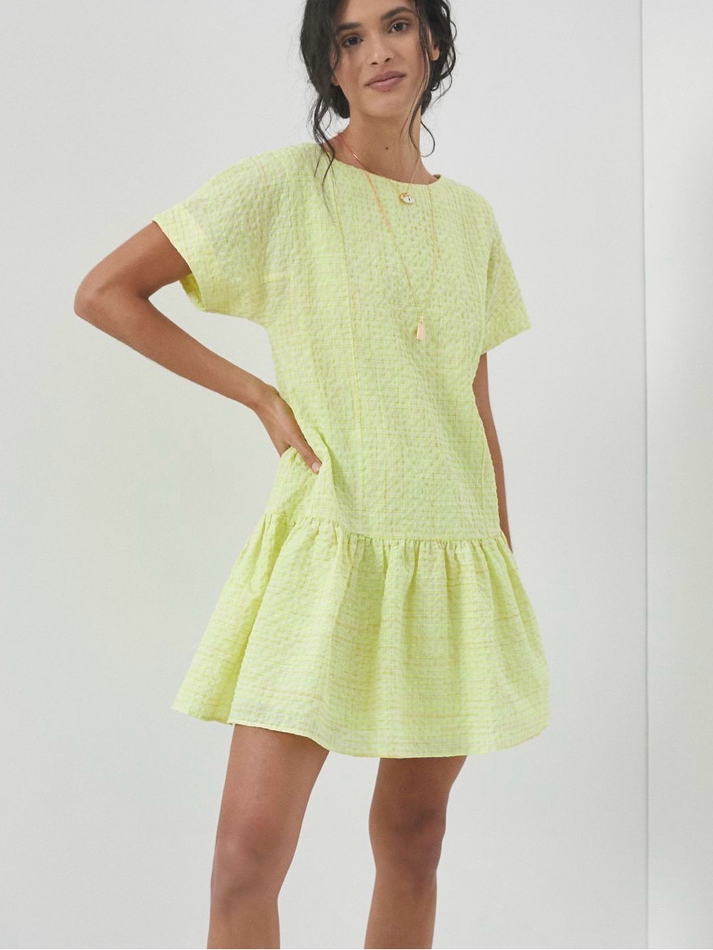 Corey Lynn Calter Mariah textured mini dress